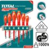 Juego Desatornillador TOTAL ELECTRIC 6 PCS -1000V